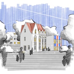 Kita Essen, Neubau und Sanierung, Perspektive