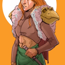 Characterdesign – Vikingerfrau – Sketch