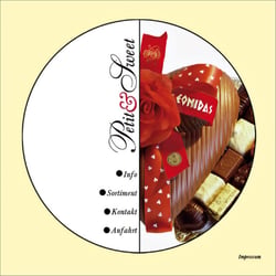homepage petit & sweet – pralinen (kreativ-konzeption, screendesign, html)
