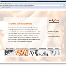 SolyOne Werbeagentur – Konzeption & Gestaltung