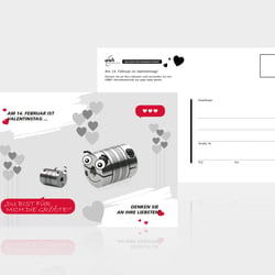Postkarten Valentinstag / 2023