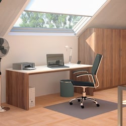 Maßgefertigtes Home Office im Dachgeschoss