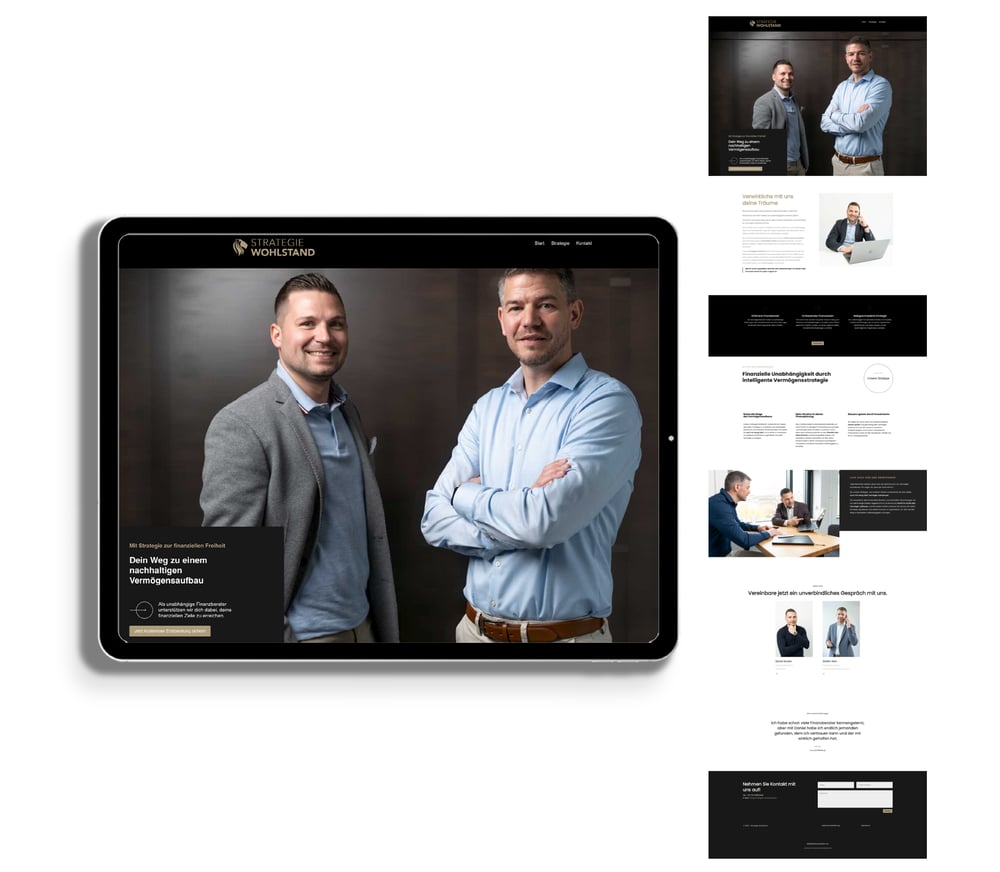 Strategie Wohlwand Website