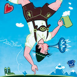 Plakatentwurf für das Jubiläums-Oktoberfest 2010