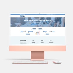 Webseite für Existenzgründer-Unternehmen