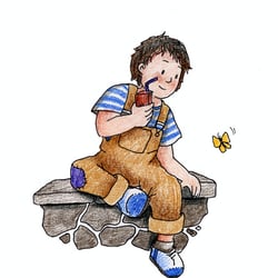 Auftraggeber: Evangelische Mittelschule Lunzenau / Illustration Flyer
