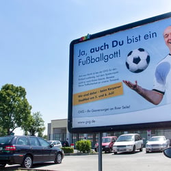 Großflächenplakate – Konzeption, Text, Fotografie, Layout, Produktion