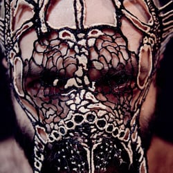 anathomy of Tounguage mask – 3d pen, filament, 2017
