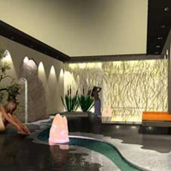 3D Visualisierung – Spa Innenbereich 1