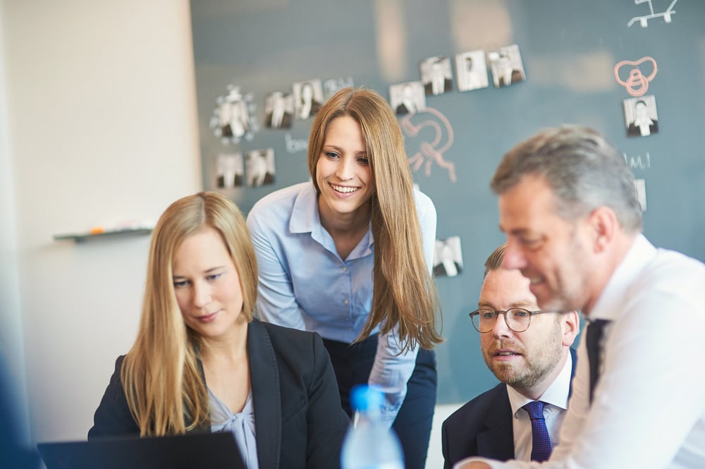 Teamfotos und Mitarbeiterporträts der Arkadia Management Consultants