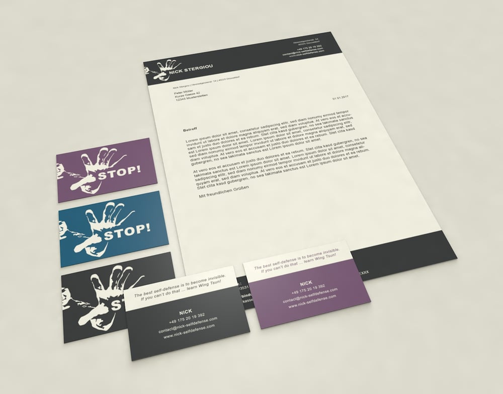 STOP – Corporate Design