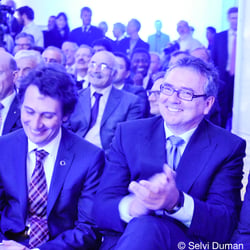 v.l.n.r. Mesut Koc, türkischer Generalkonsul und Peter Küspert,Präsident des OLG München