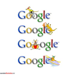 Google Doodles für Sydney Sommerolympiade von Ian David Marsden