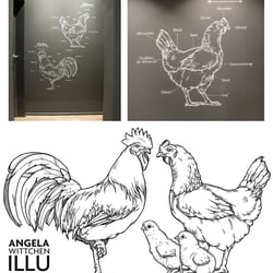 Corporate Illustration für SoHo Chicken Hamburg