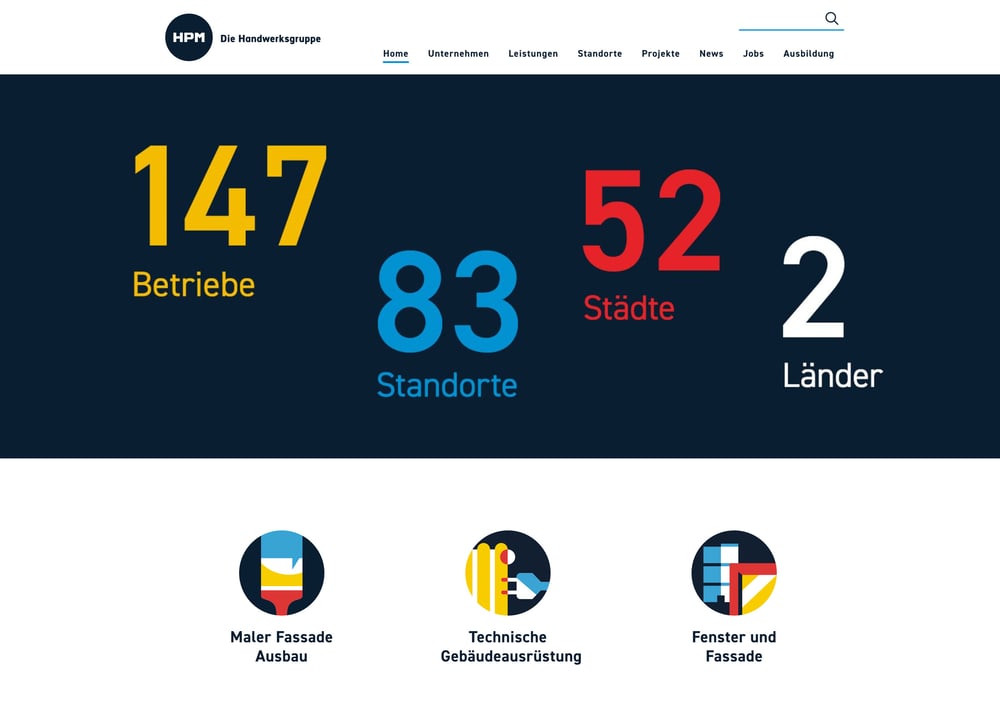 Webdesign und Icons