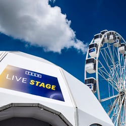 Live Stage sign