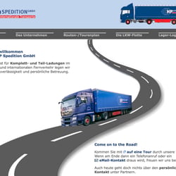 Web-Visitenkarte HP-Spedition