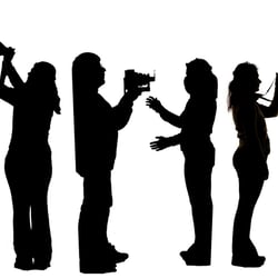 Fotografen Silhouette