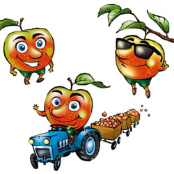 Sympathiefigur Apfel