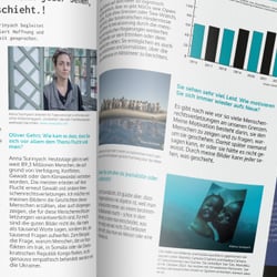 Layout eines Interviews + Diagramm