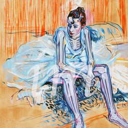 Sitting ballett dancer (Toulouse-Lautrec), Entdeckung der Röntgenstrahlen durch Wilhelm-Conrad Röntgen