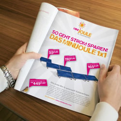 miniJOULE – Anzeigenkampagne