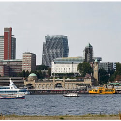 Pano von der Hafenstraße bis zum Michel