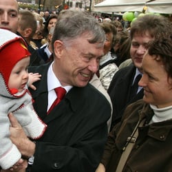Bundespräsident Horst Köhler bei seinem Besuch in Zweibrücken
