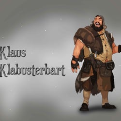 Charakterdesign Pirat Klabusterbart