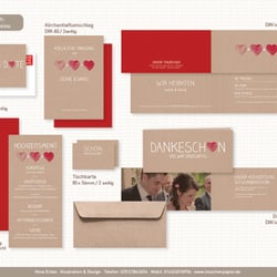 Designkonzept für Hochzeitspapeterie