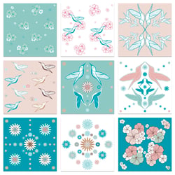 NAADLOOS PATTERN DESIGN, NOORBEEK, NL / Stoffmusterkollektion Bird´s Bliss