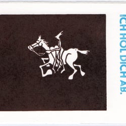 Postkarte „Raub der Sabine“