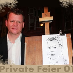 Schnellzeichnung – private Feier