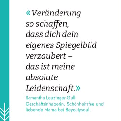 Corporate Design und Text für Beyoutysoul Sargans