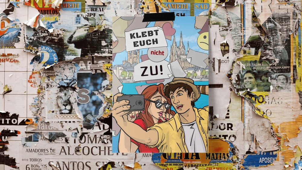 Klebt euch nicht zu!