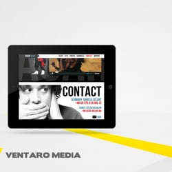 Webdesign Schauspielerwebseite