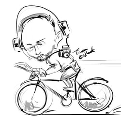 Digitale Live Karikatur
