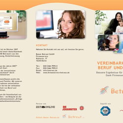Besser Betreut GmbH / Leporello Außenseite