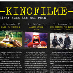 Die Kino- und Gamesseiten des WOBS38