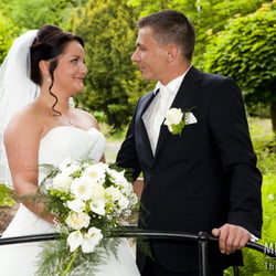 Hochzeit-Portrait Outdoor