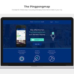 PingPongMap – Landingpage