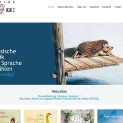 See-Igel: Responsives Web Design, Programmierung und Shop