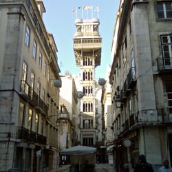 Oldtown Lisboa, Altstadt von Lissabon, der alte Aufzug