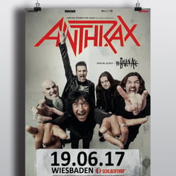 Plakatdesign „Anthrax“