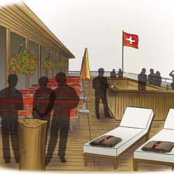 Mitarbeiter-Event, Terrasse