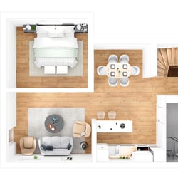 3D-Grundriss.
