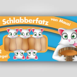 Verpackungsdesign, Schlabberfatz
