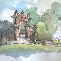 Tor im Bürgerpark Berlin Pankow