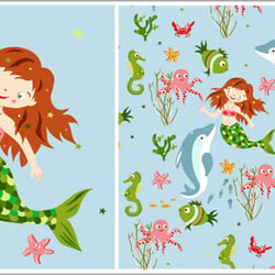 “mermaid” pattern design