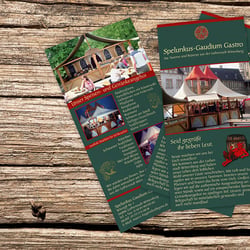 Flyer für eine Mittelalter-Taverne